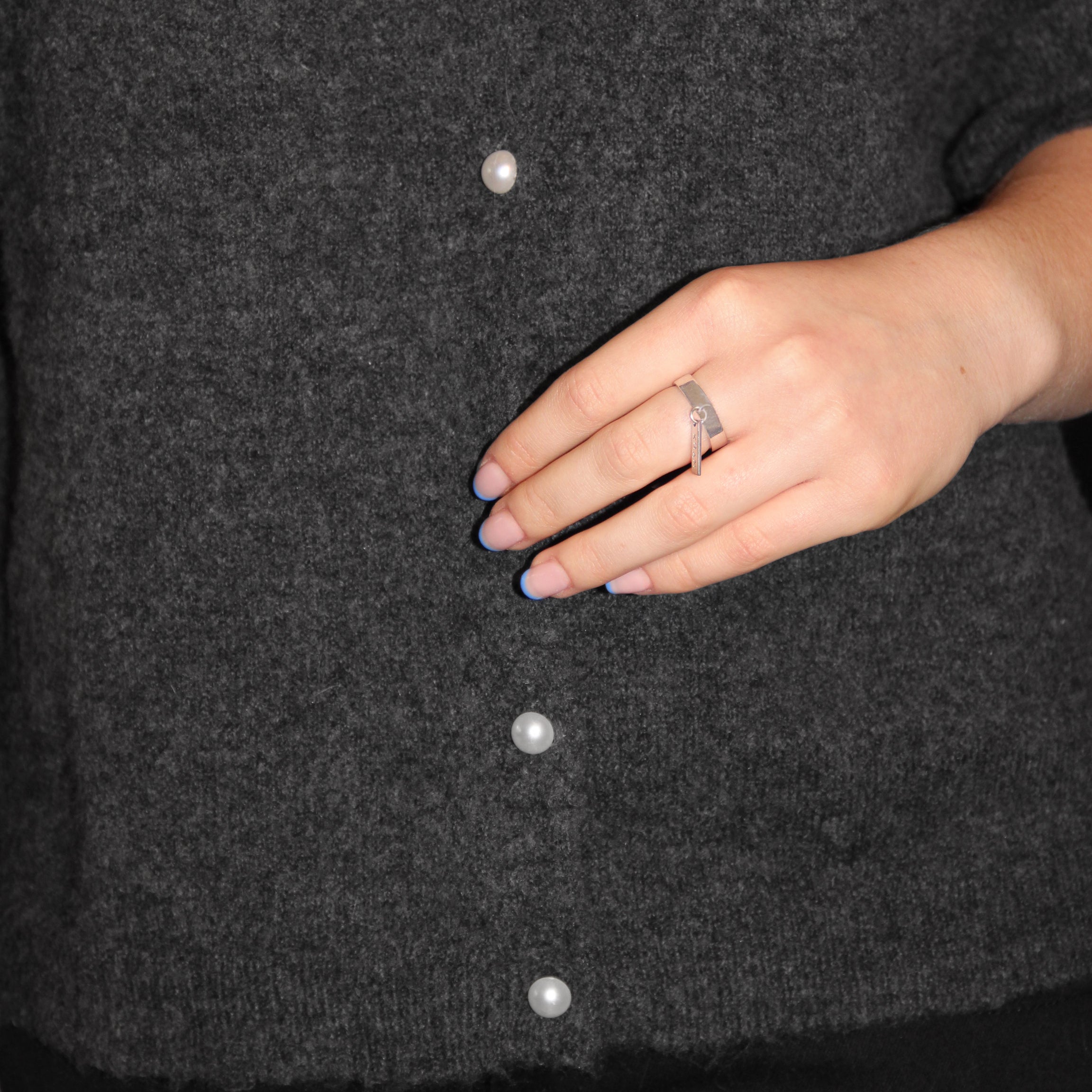 Ring med bricka puss / kram