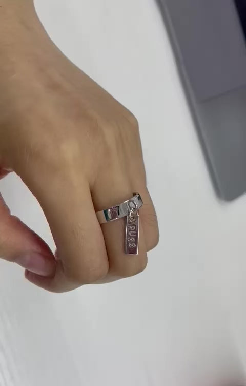 Ring med bricka puss / kram