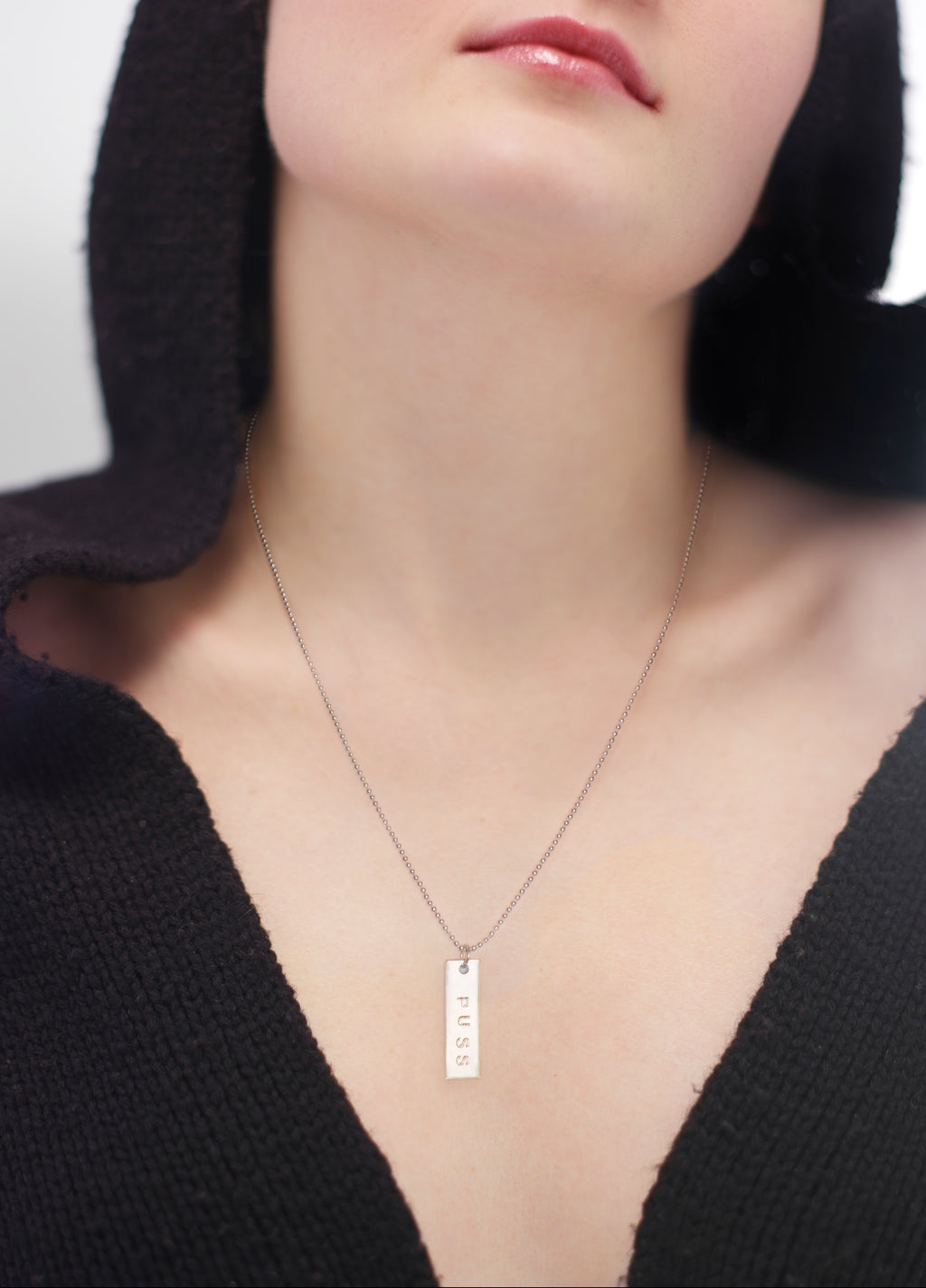 Halsband med Puss / kram